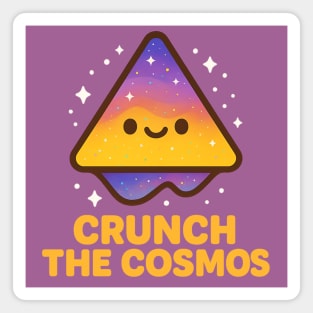 Crunch The Cosmos – Cute Space Nacho Art | Funny Cosmic Snack Tee Magnet